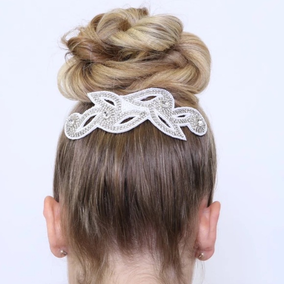 🆕 Pink Pewter “Renata” - Style & Fasten Hair Jewelry - Picture 5 of 6